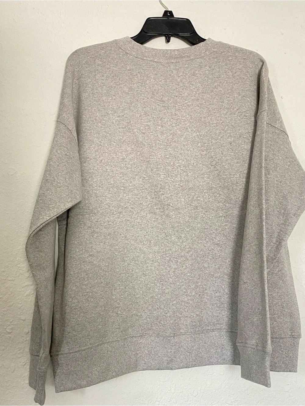 NWT Merry and Bright Gray Oversized Holiday Sweatshirt Size S